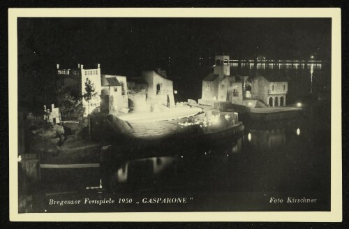 Bregenzer Festspiele 1950  Gasparone 