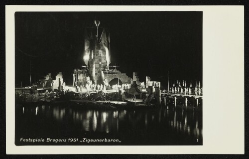 Festspiele Bregenz 1951  Zigeunerbaron,,