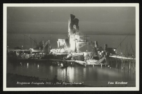 Bregenzer Festspiele 1951:  Der Zigeunerbaron 