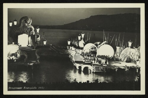 Bregenzer Festspiele 1952:  Der Vogelhändler 