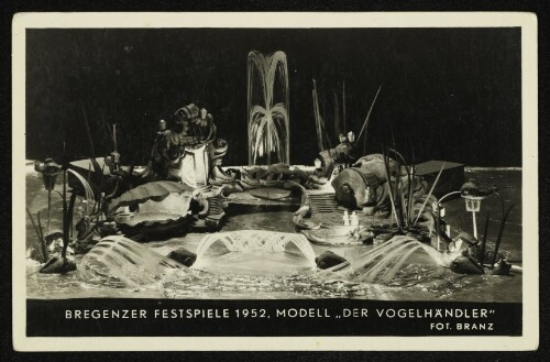 Bregenzer Festspiele 1952, Modell  Der Vogelhändler 