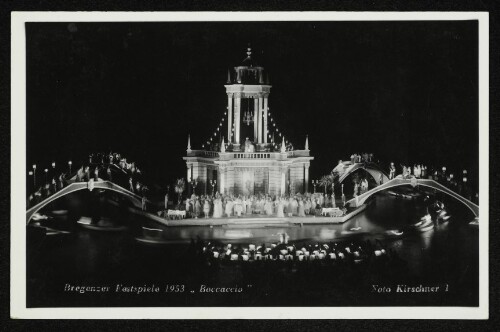 Bregenzer Festspiele 1953  Boccaccio 