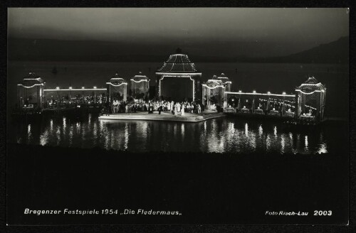 Bregenzer Festspiele 1954  Die Fledermaus 