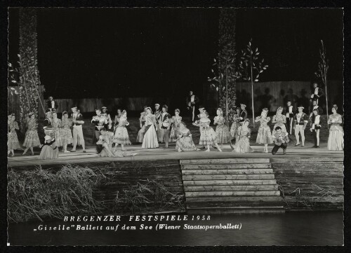 Bregenzer Festspiele 1958 -  Giselle  Ballett auf dem See (Wiener Staatsopernballett)