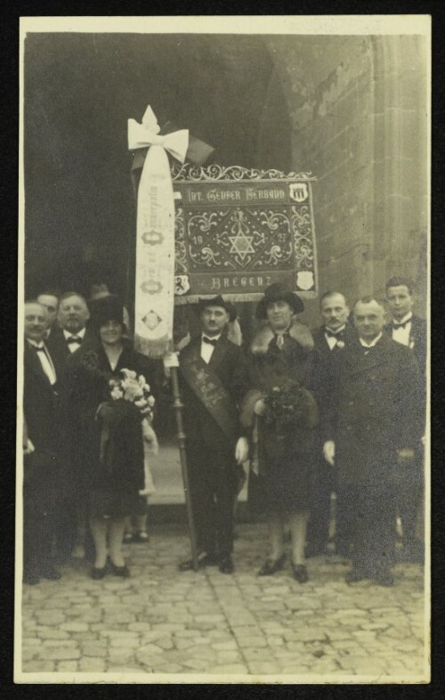 Bannerweihe der Sektion Bregenz des Internationalen Genfer Verbandes