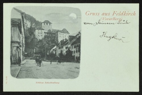 Gruss aus Feldkirch (Vorarlberg) : Schloss Schottenburg