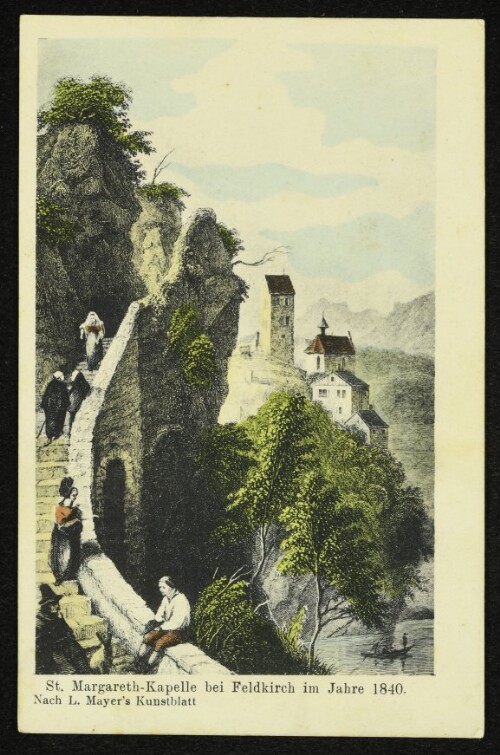 St. Margareth-Kapelle bei Feldkirch im Jahre 1840