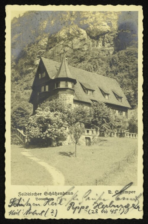Feldkircher Schützenhaus, Vorarlberg : 7. Vorarlberger Bundesschießen in Feldkirch 29. Mai bis 3. Juni 1930