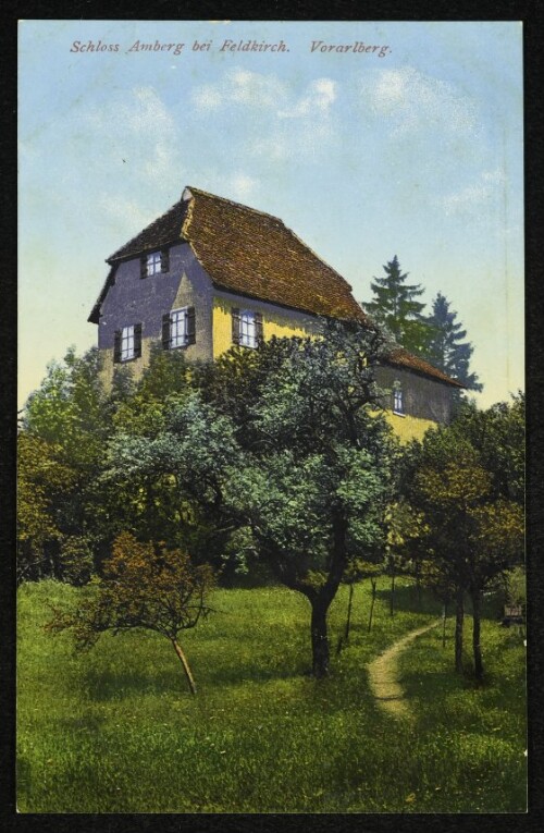 Schloss Amberg bei Feldkirch. Vorarlberg