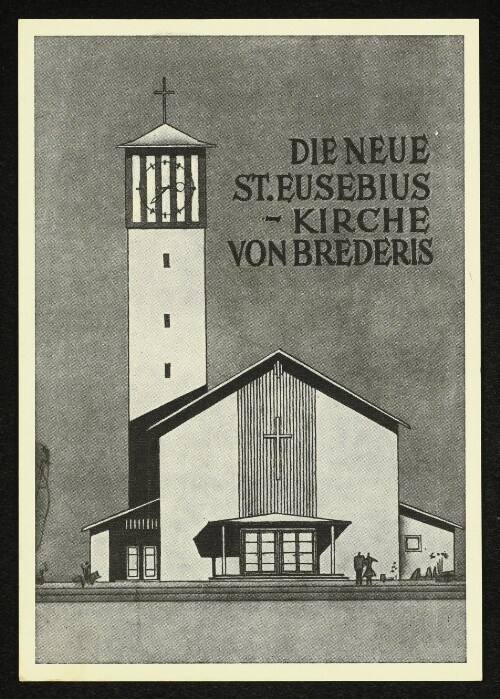 Die neue St. Eusebius-Kirche von Brederis