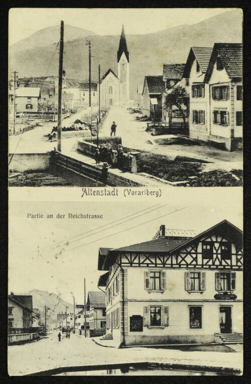 Altenstadt (Vorarlberg) : Partie an der Reichsstrasse