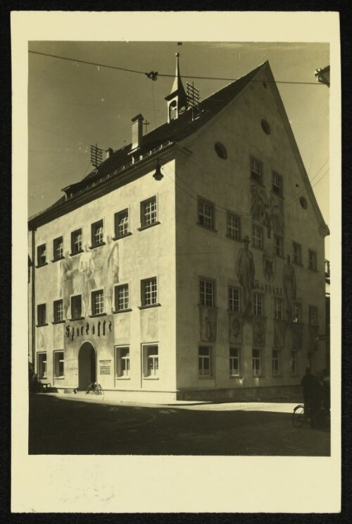 Feldkirch, Rathaus und Sparkasse