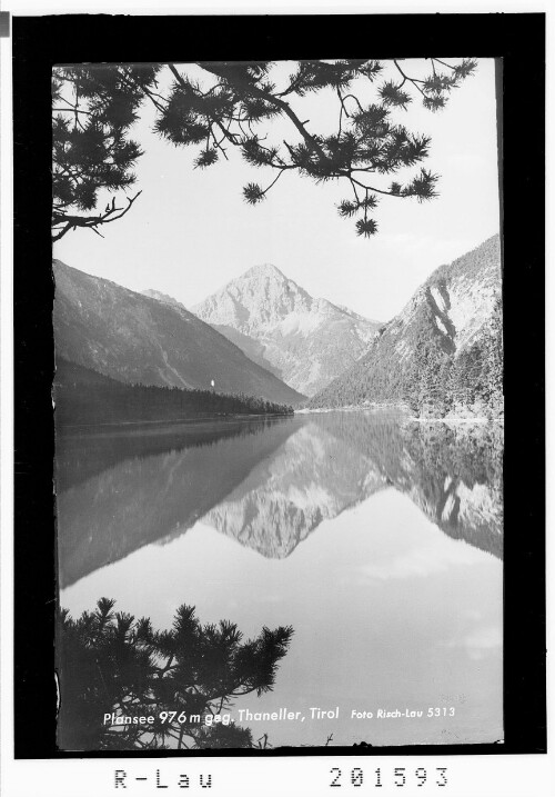 Plansee 976 m gegen Thaneller / Tirol