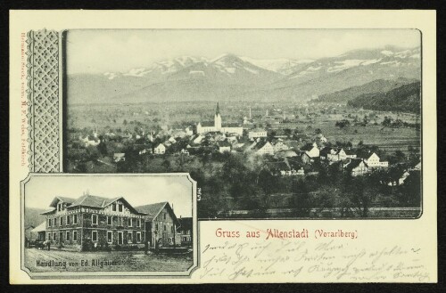 Gruss aus Altenstadt (Vorarlberg) : Handlung von Ed. Allgäuer