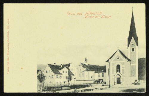 Gruss aus Altenstadt : Kirche mit Kloster