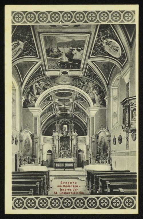 Bregenz am Bodensee - Inneres der St. Gebhardskirche