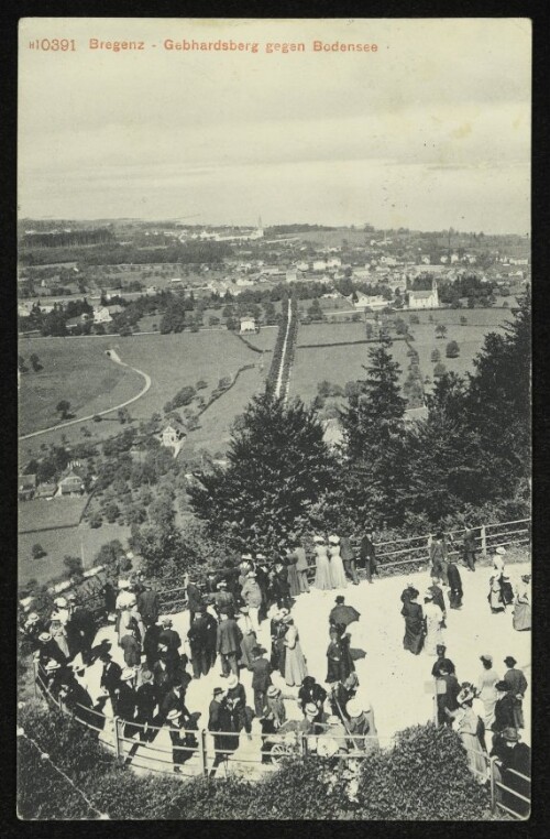 Bregenz - Gebhardsberg gegen Bodensee