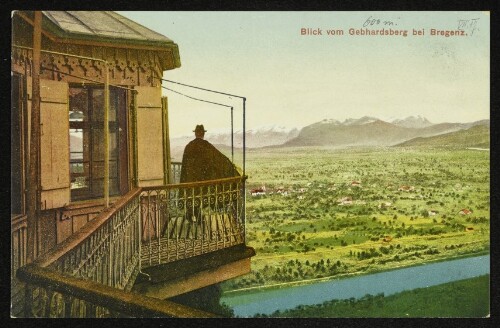 Blick vom Gebhardsberg bei Bregenz.