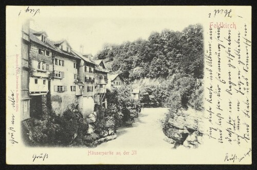 Feldkirch, Häuserpartie an der Ill