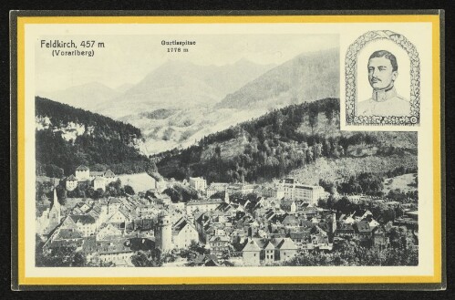 Feldkirch, 457 m (Vorarlberg) : Gurtisspitze 1778 m