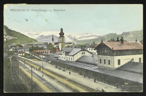 Feldkirch (Vorarlberg). — Bahnhof