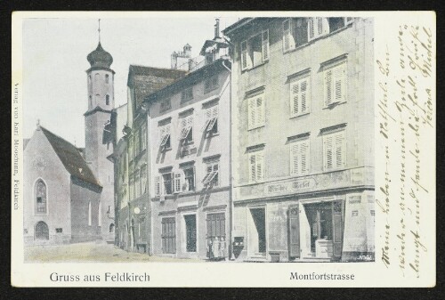 Gruss aus Feldkirch, Montfortstrasse
