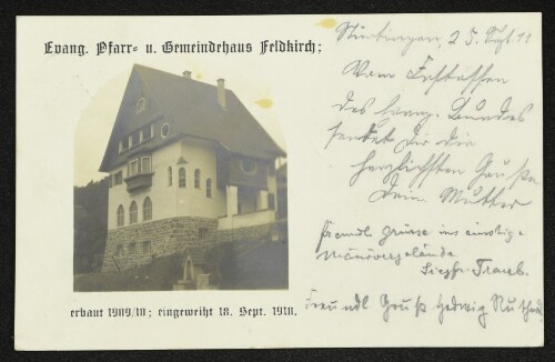 Evang. Pfarr- u. Gemeindehaus Feldkirch