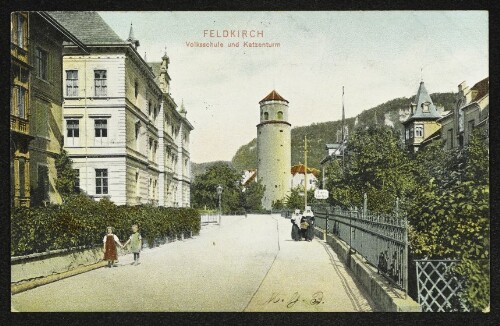 Feldkirch, Volksschule und Katzenturm