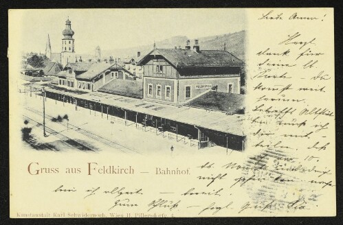 Gruss aus Feldkirch – Bahnhof