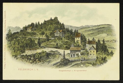Feldkirch i. V., Margaretenkapf u. Kriegerdenkmal