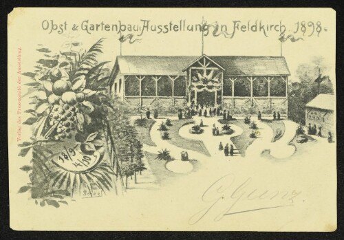 Obst & Gartenbau-Ausstellung in Feldkirch 1898