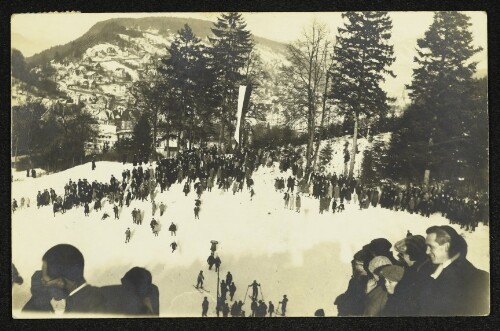 Lehrerseminar – Handels- Bürger u. Hauptschule, Feldkirch, Wintersportfest 20. Jänner 1929.