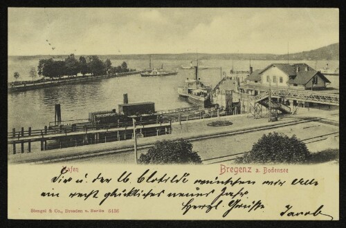 Bregenz a. Bodensee. Hafen