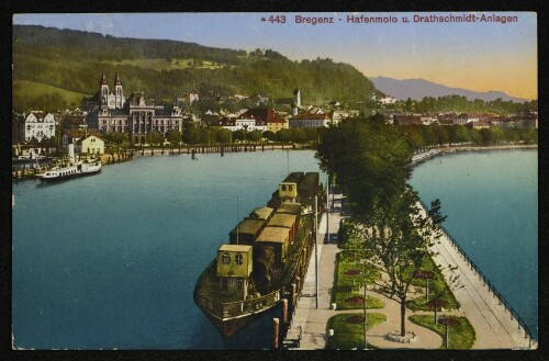 Bregenz - Hafenmolo u. Drathschmidt-Anlagen