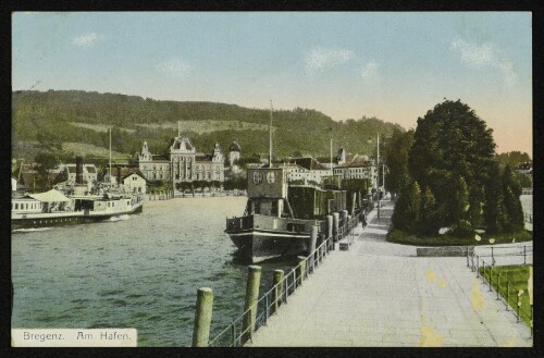 Bregenz. Am Hafen