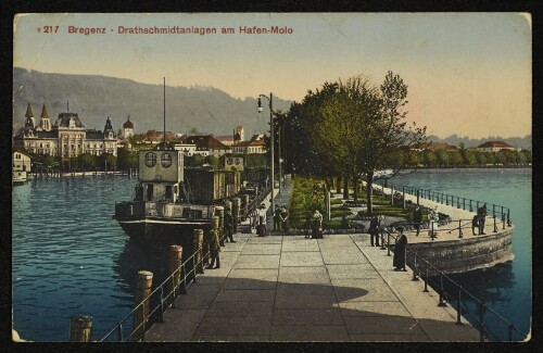 Bregenz - Drathschmidtanlagen am Hafen-Molo