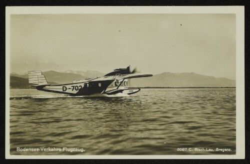 Bodensee-Verkehrs Flugzeug