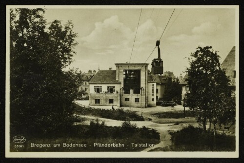 Bregenz am Bodensee - Pfänderbahn - Talstation