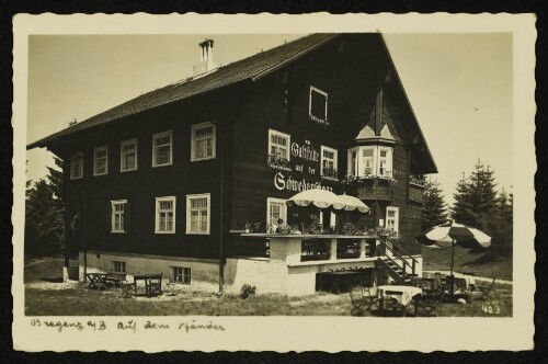 Bregenz am Bodensee - Pfänder, Gaststätte auf der Schwedenschanze