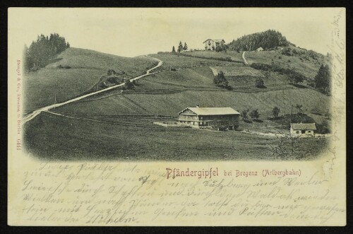 Pfändergipfel bei Bregenz (Arlbergbahn)