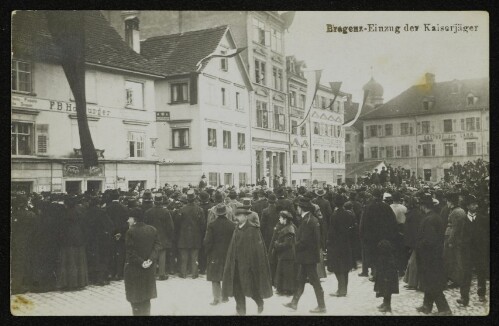 Bregenz - Einzug der Kaiserjäger