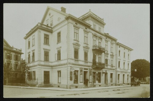 Bregenz, Montfortstraße Ecke Weiherstraße -  Lutz u. Weber Haus 