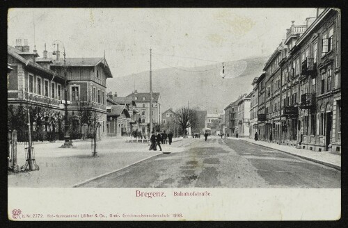 Bregenz. Bahnhofstraße