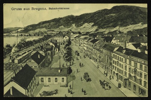 Gruss aus Bregenz, Bahnhofstrasse