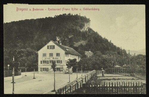 Bregenz a. Bodensee - Restaurant Franz Ritter u. Gebhardsberg
