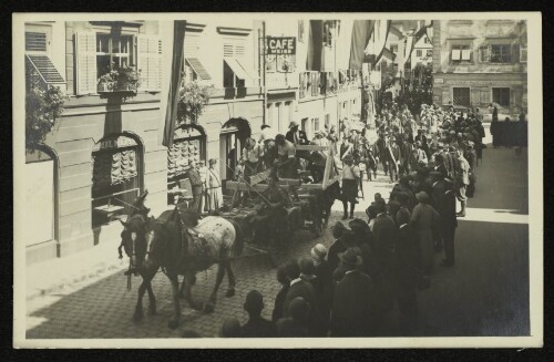 Festumzug in der Bregenzer Anton-Schneider-Straße