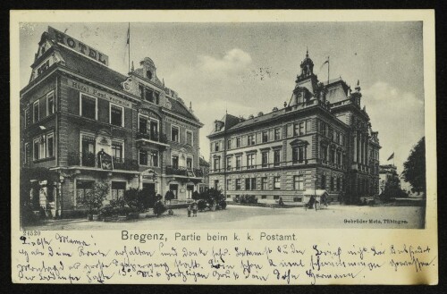 Bregenz, Partie beim k. k. Postamt