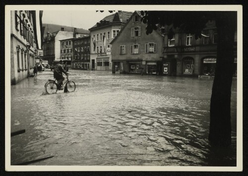 Bregenz - Hochwasser in der Inselstraße