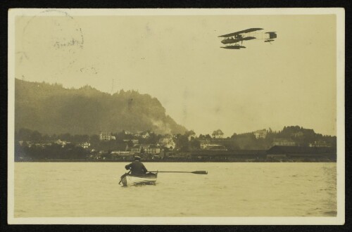 Bregenz - Wasserflugzeug über dem Bodensee