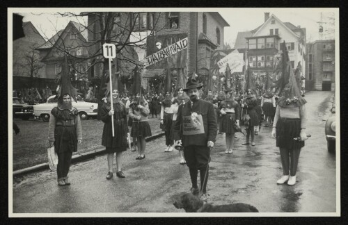 Faschingsumzug in Bregenz - Gruppe  Thalbachwald 